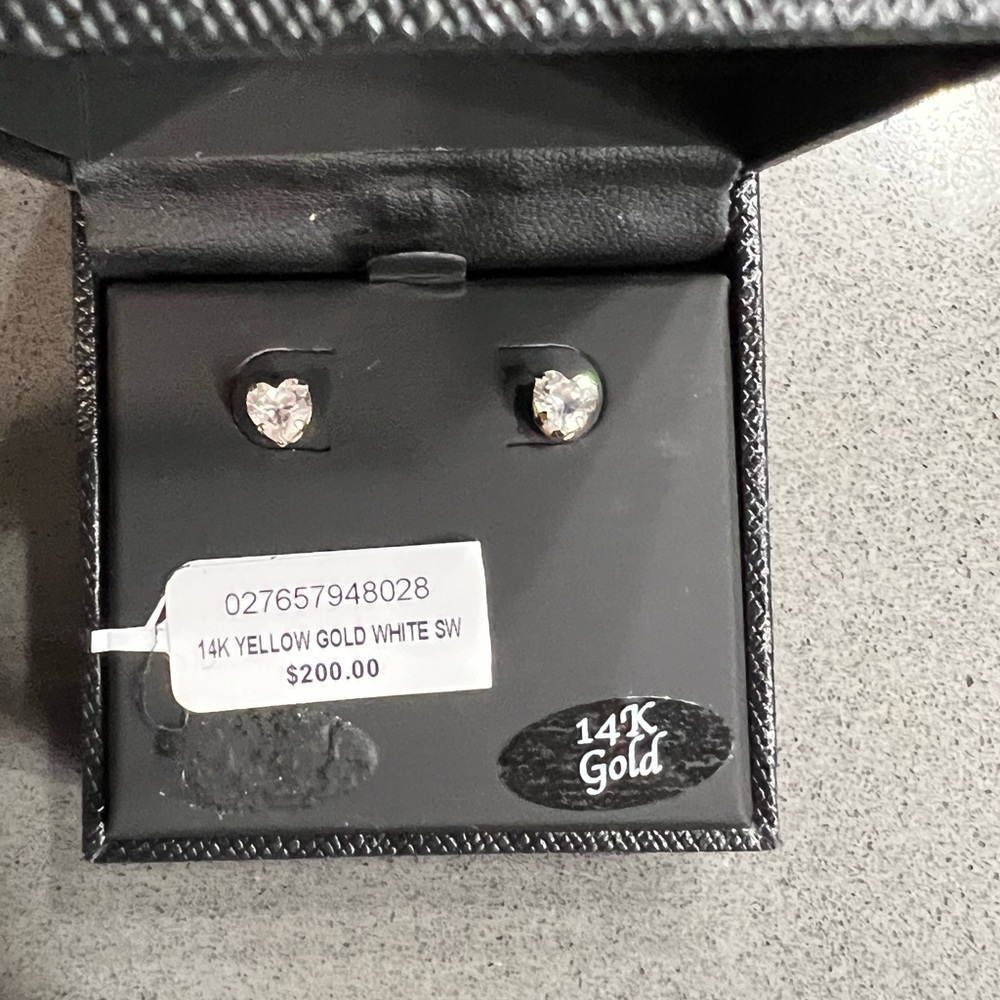 R. H. Macy & Co. Fine Jewelry Heart Shaped Studs